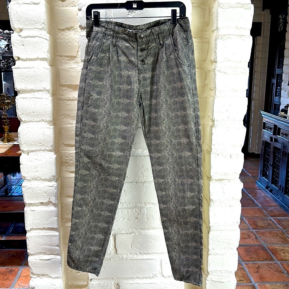 Rarely worn Maison Scotc Scotch&Soda pants in Black and Tan, size M